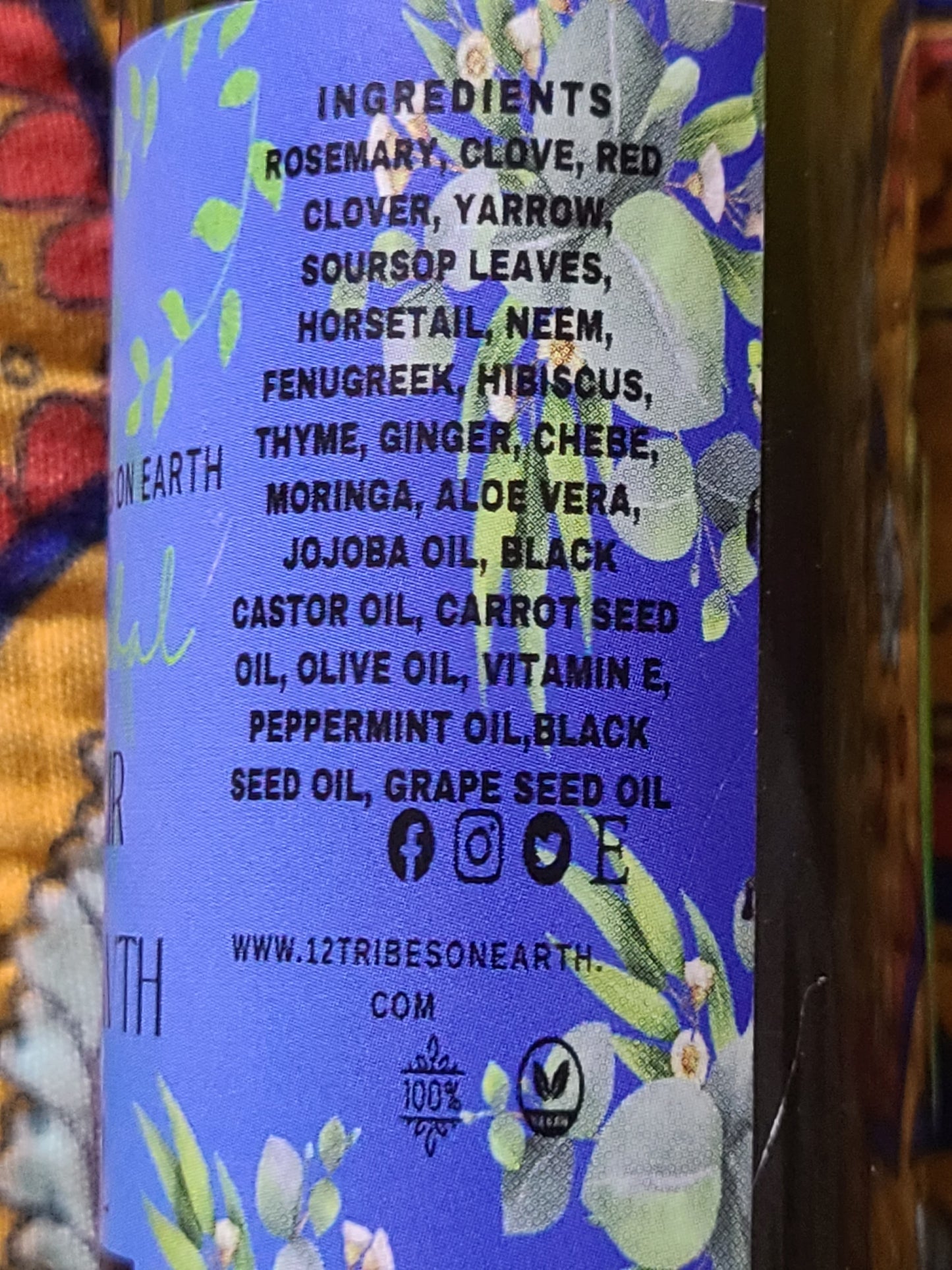 All Organic Hair Growth Oil 4oz