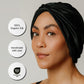 Organic Silk Hair Bonnet Onyx Black