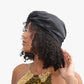 Organic Silk Hair Bonnet Onyx Black
