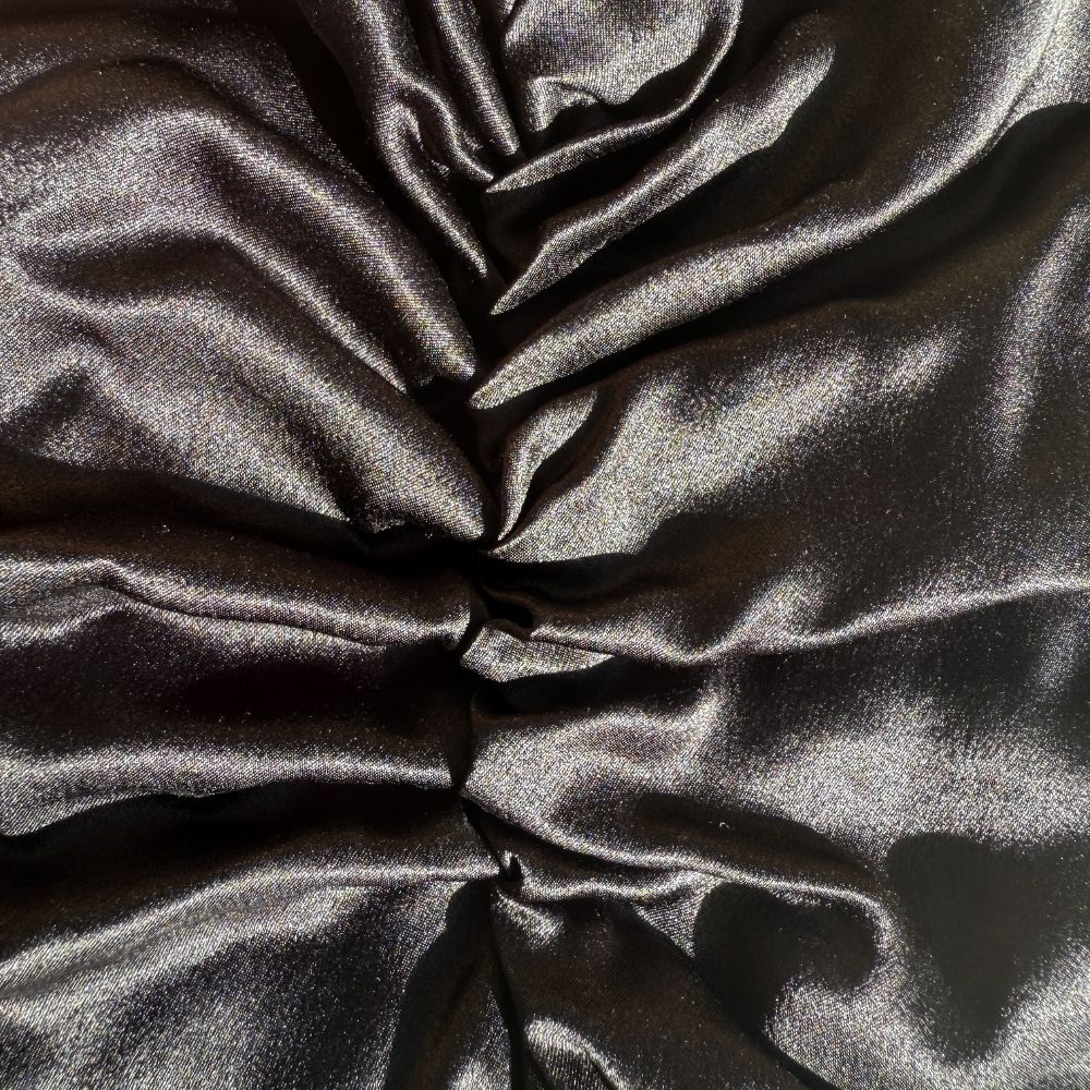 Organic Silk Hair Bonnet Onyx Black