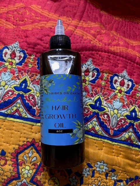 All Organic 8oz Hair Growth Oil