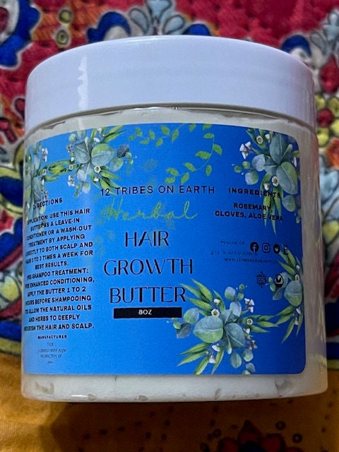 All Organic Hair Growth Butter 8oz