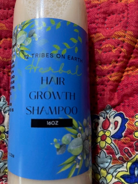 All Natural Hair Growth Shampoo Vegan and Cruelty Free 16oz