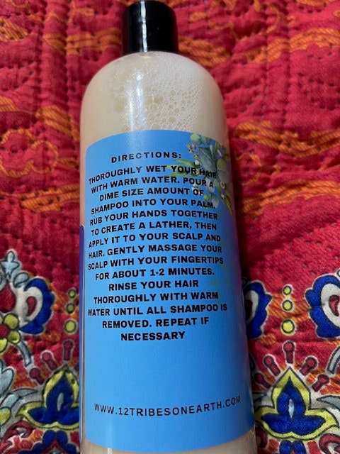 All Natural Hair Growth Shampoo Vegan and Cruelty Free 16oz