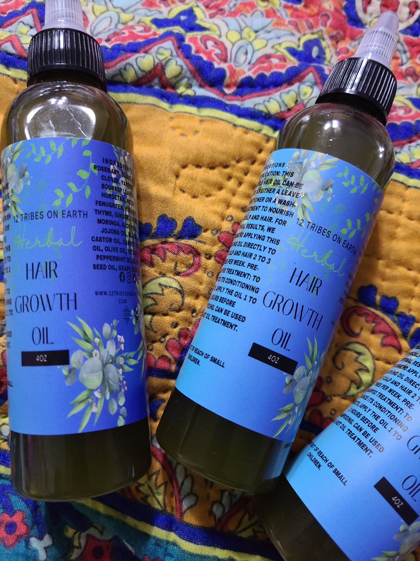 All Organic Hair Growth Oil, 4oz