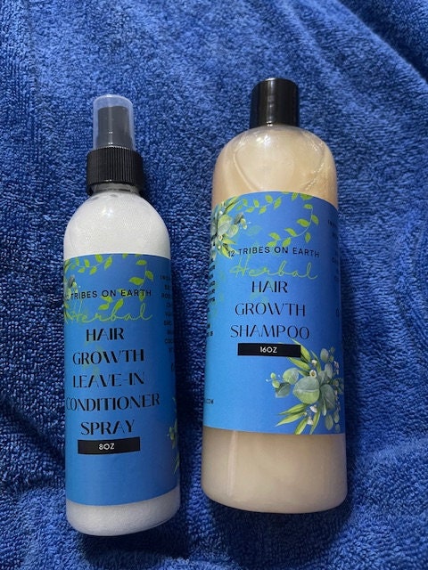 Hair Growth Shampoo and Leave-In Conditioner
