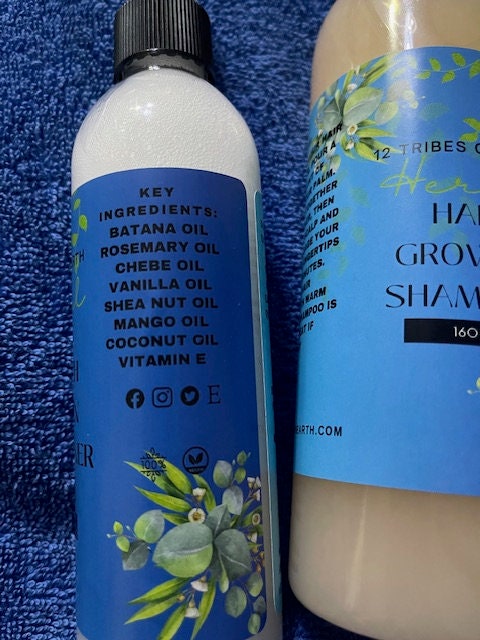 Hair Growth Shampoo and Leave-In Conditioner
