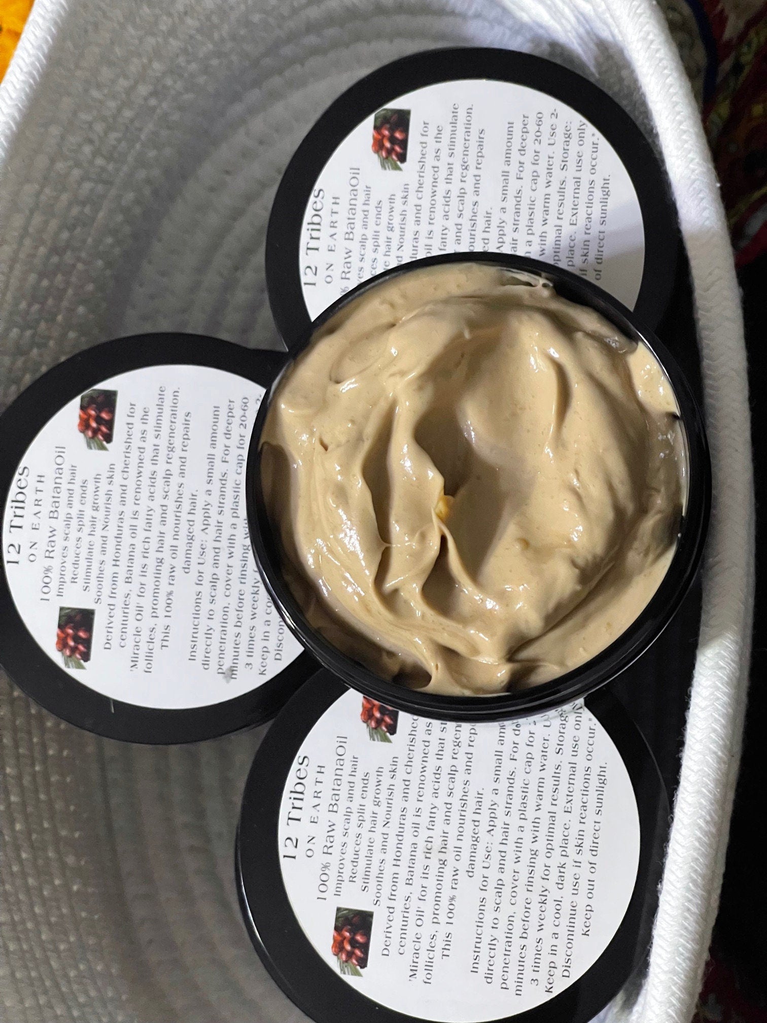 100% Raw Batana Oil 4oz/8oz (Whipped)