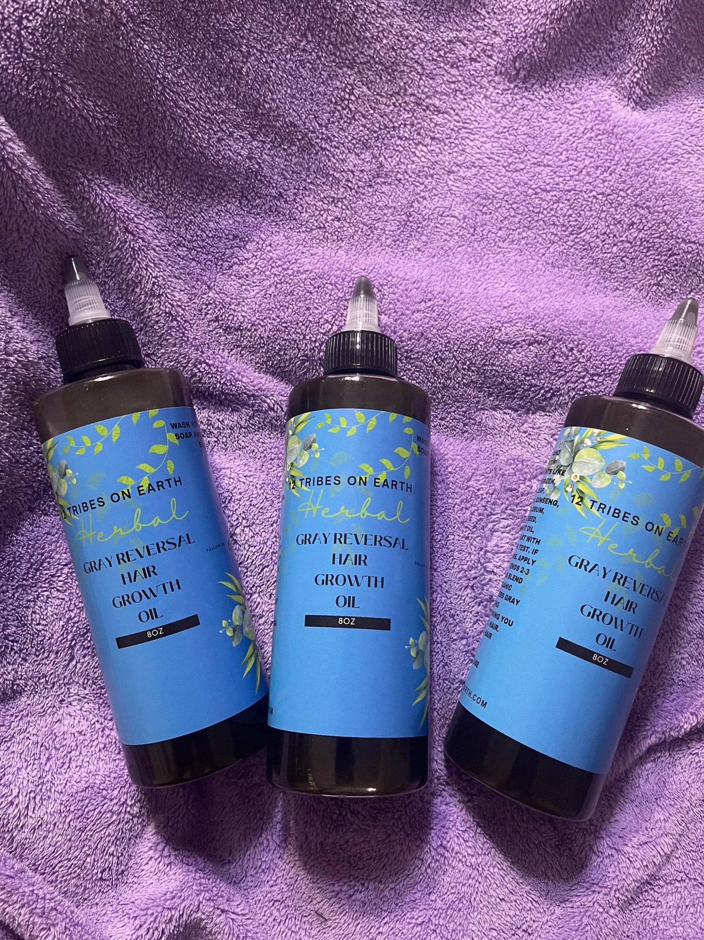 Gray Reversal Hair Growth Oil 4oz/8oz