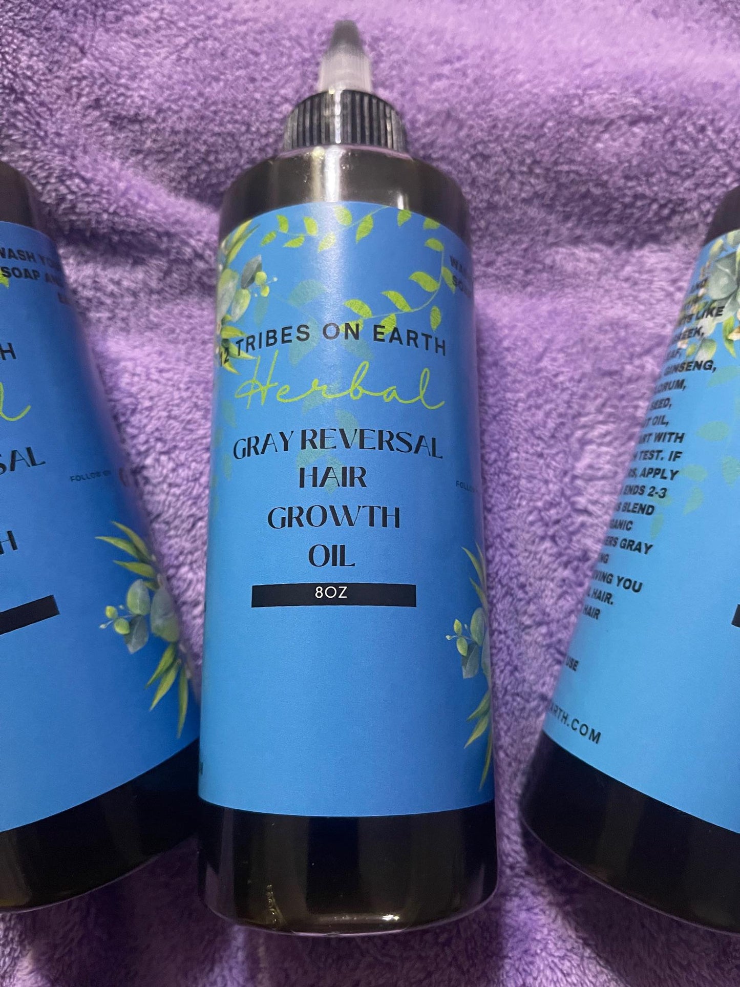 Gray Reversal Hair Growth Oil 4oz/8oz