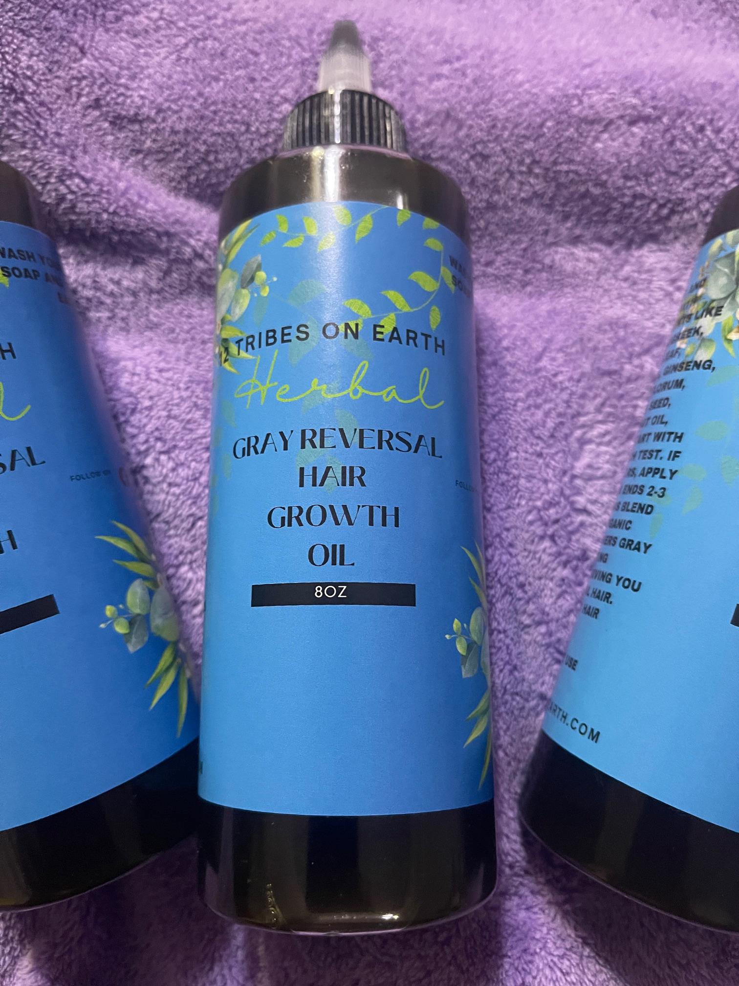 Gray Reversal Hair Growth Oil 4oz/8oz