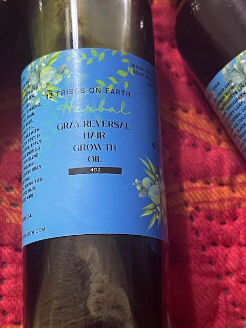 Gray Reversal Hair Growth Oil 4oz/8oz