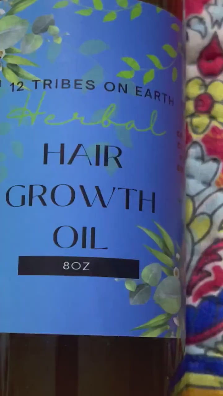 All Organic 8oz Hair Growth Oil