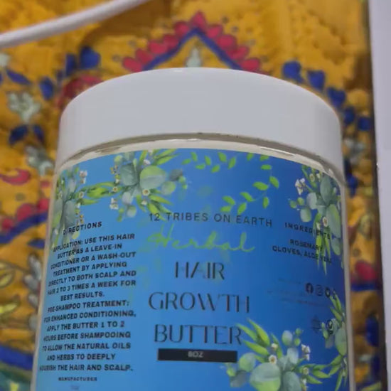All Organic Hair Growth Butter 8oz