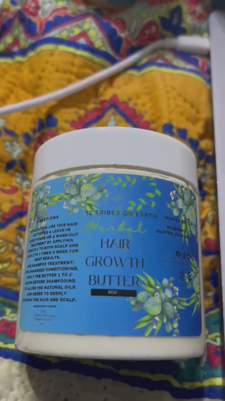 All Organic Hair Growth Butter 8oz