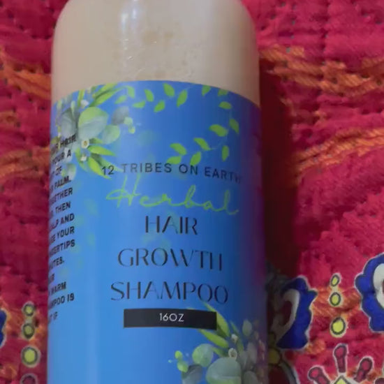 All Natural Hair Growth Shampoo Vegan and Cruelty Free 16oz