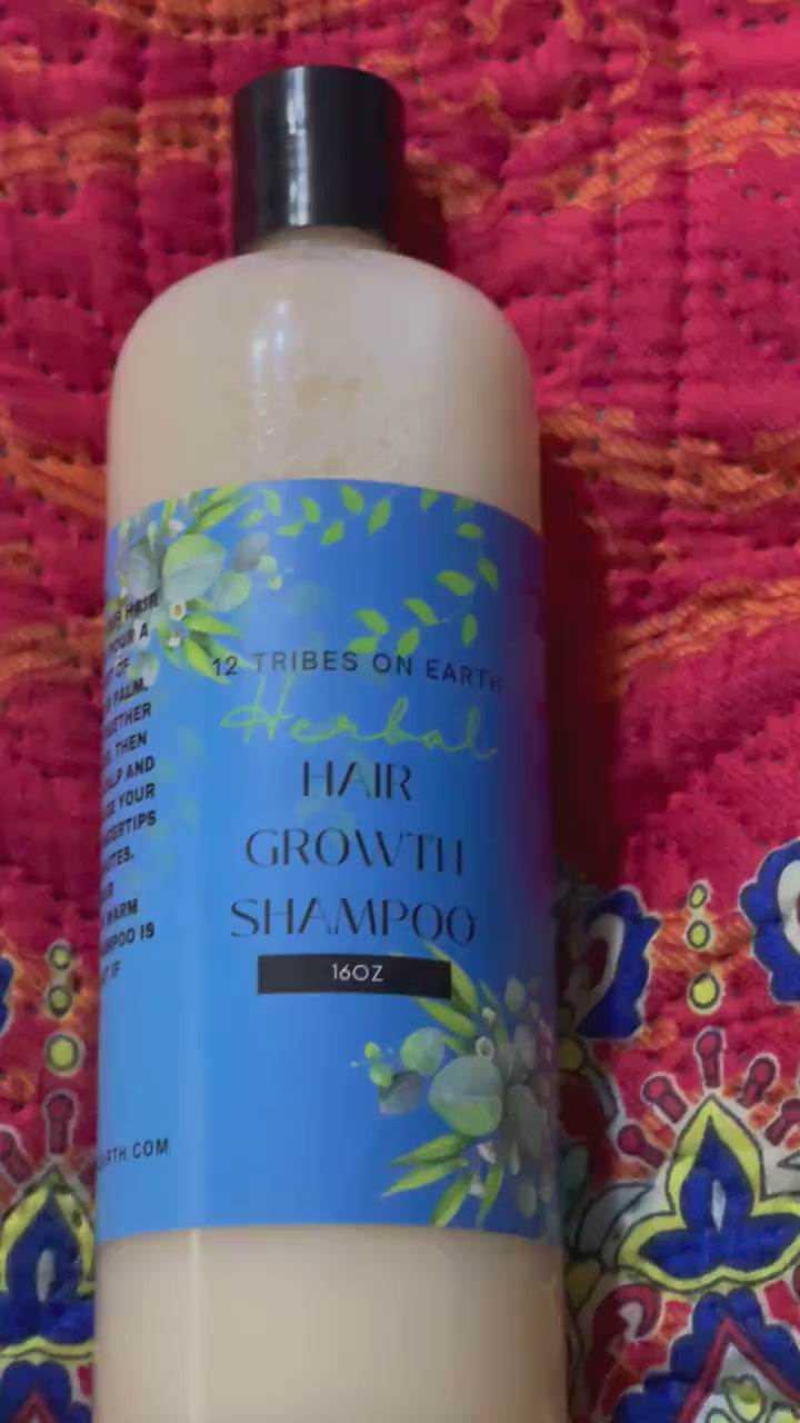 All Natural Hair Growth Shampoo Vegan and Cruelty Free 16oz
