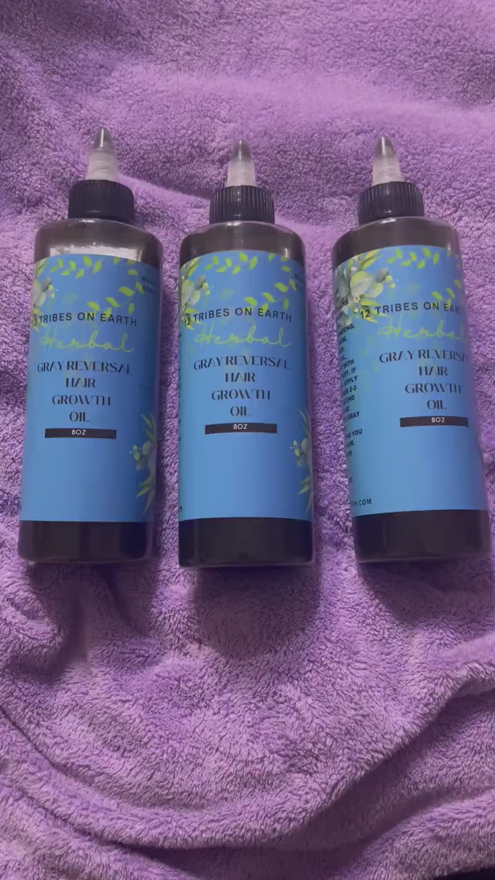Gray Reversal Hair Growth Oil 4oz/8oz