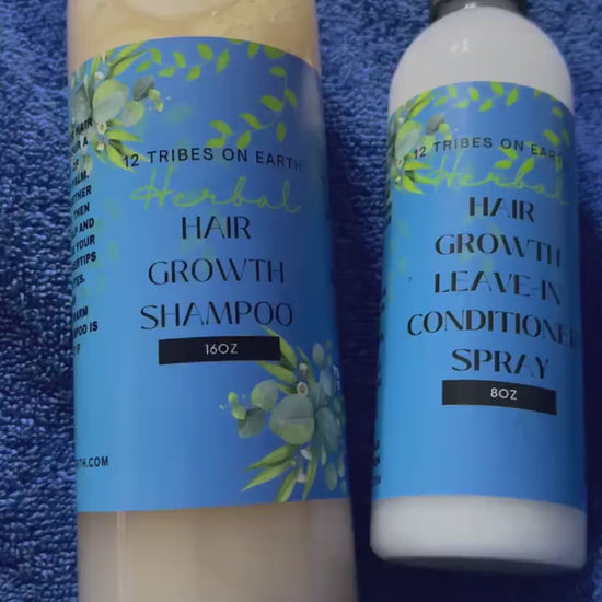 Hair Growth Shampoo and Leave-In Conditioner