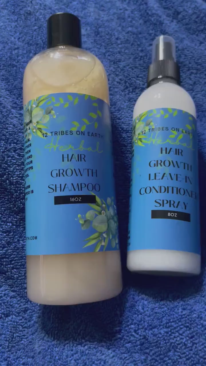 Hair Growth Shampoo and Leave-In Conditioner
